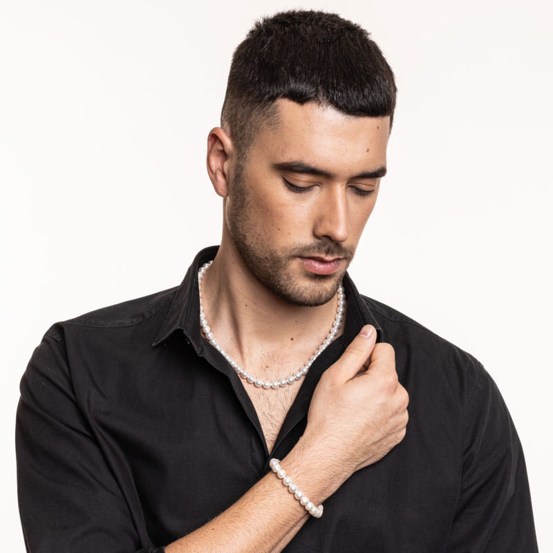 Bracciale Madreperla 8 mm - immagine 2