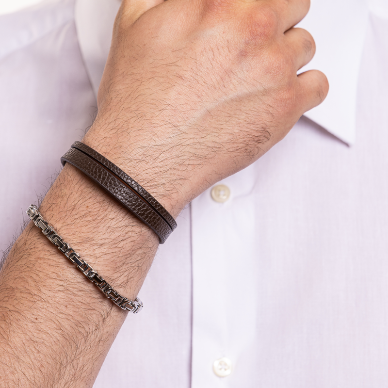 Bracciale Catena Cube Grande - immagine 2