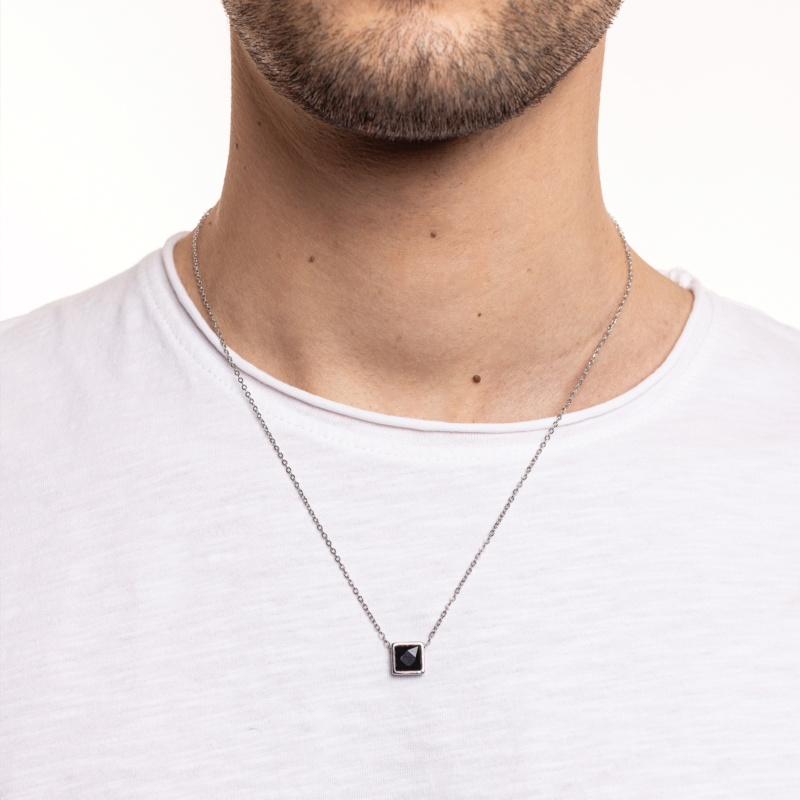 Collana Cristallo Quadrato - immagine 2