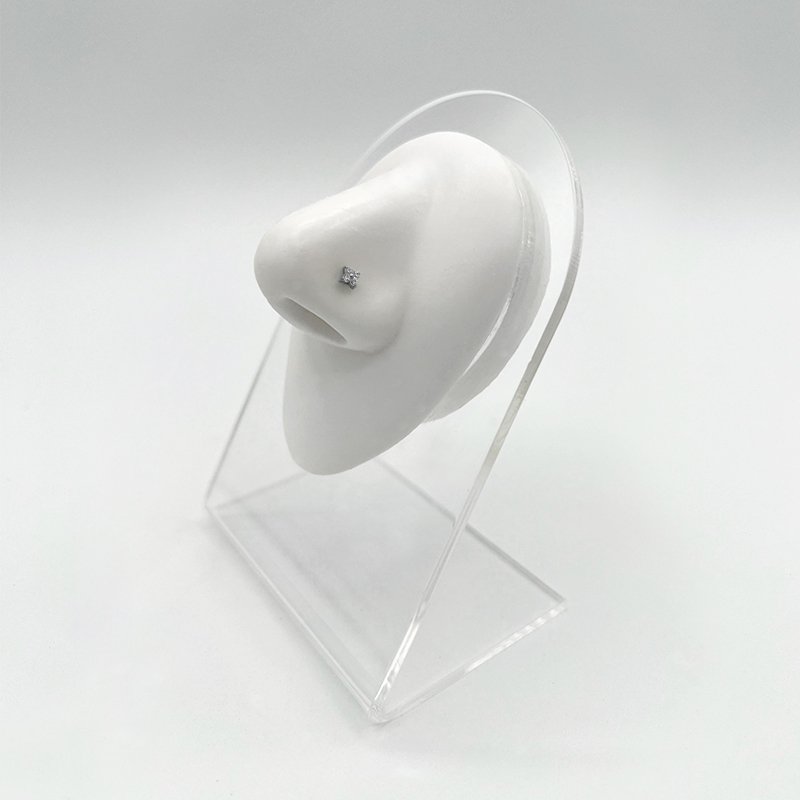 Labret Fiore Con Cristalli - immagine 2