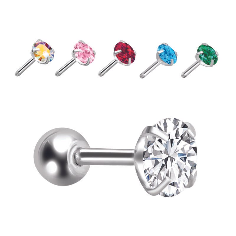 Tragus Con Cristallo Settato