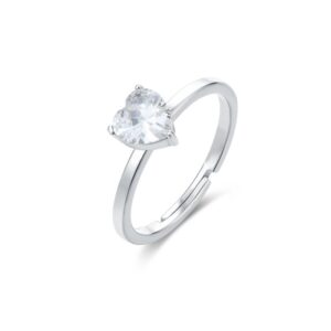 Anello con Cristallo a Cuore