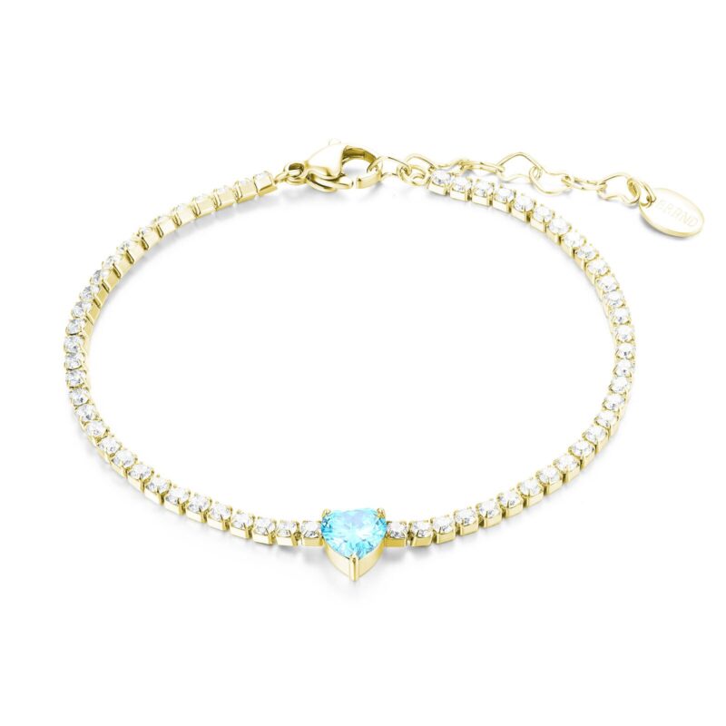 Bracciale Tennis con Cristallo a Cuore - immagine 6