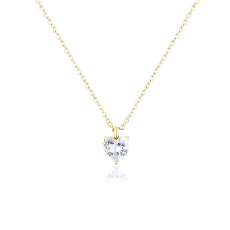 Collana con Cristallo a Cuore - immagine 2