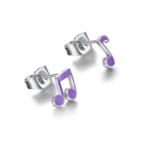 Orecchini Note Musicali Smaltate