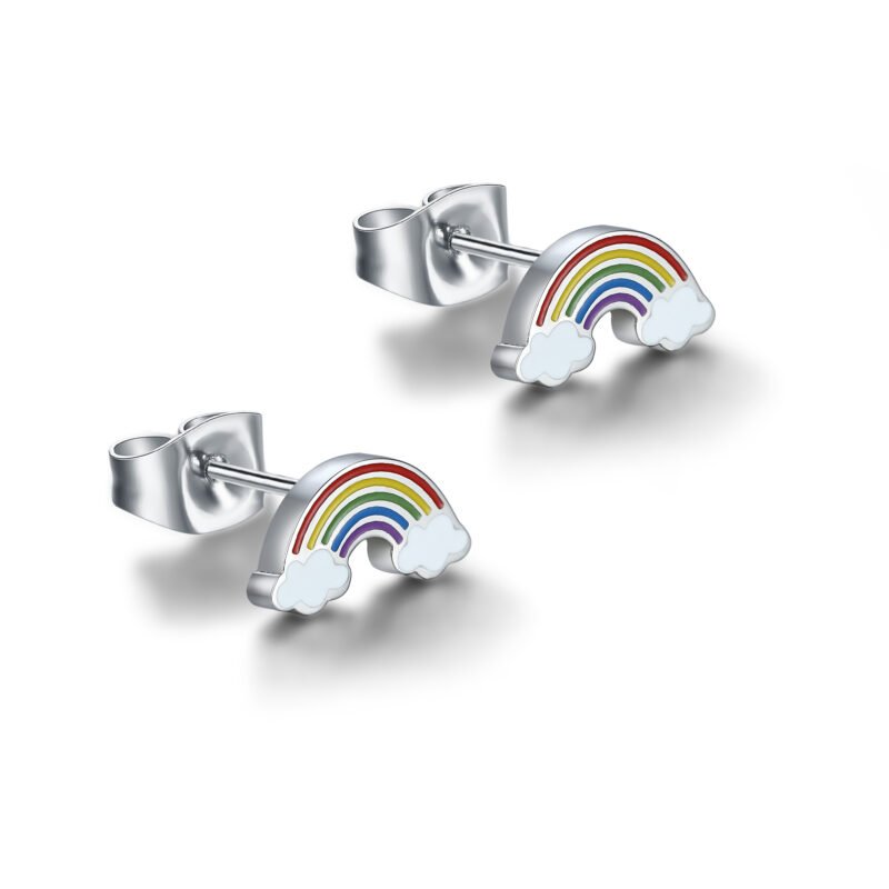 Orecchini Arcobaleno Smaltato