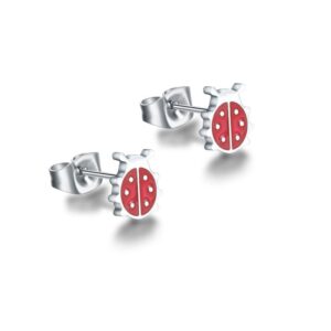 Orecchini Coccinella Smaltata