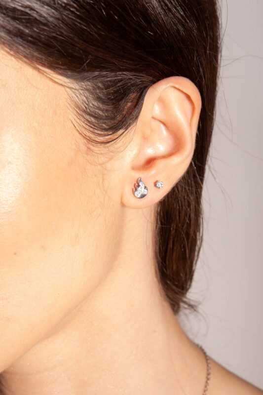 ORECCHINI FIAMMA CRISTALLI - immagine 2