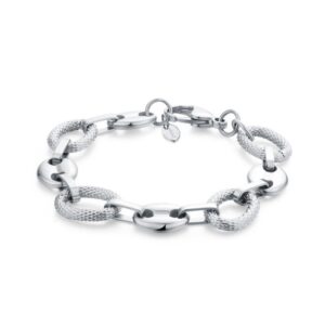 BRACCIALE CHICCO DI CAFFE' ACCIAIO