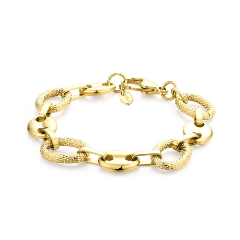 BRACCIALE CHICCO DI CAFFE' PVD ORO
