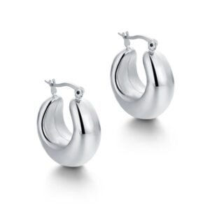 ORECCHINI BOMBATI ACCIAIO