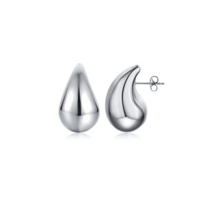 Orecchini Drops 26 mm Acciaio