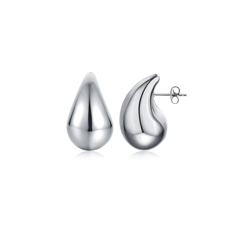 Orecchini Drops 26 mm Acciaio