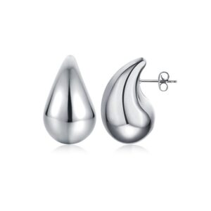 Orecchini Drops 31 mm Acciaio