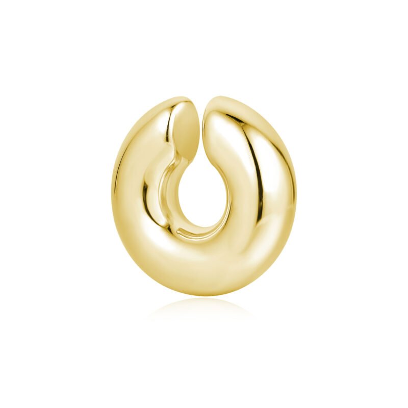 Earcuff Bombato Grande pvd oro