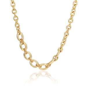 Collana Maglie Ovali Ip Oro