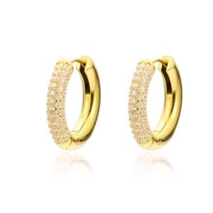 Orecchini-cerchio-cristalli-21-mm-oro