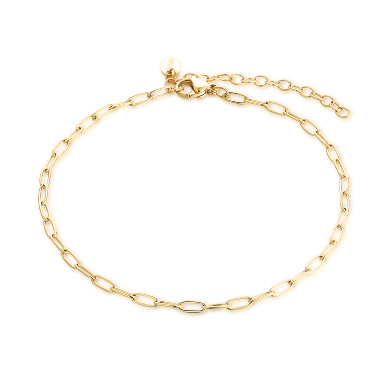 Cavigliera Catena Freedom Finish Dorato