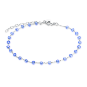 Cavigliera Cristalli Blu