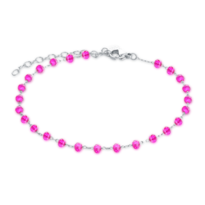 Cavigliera Cristalli Fuxia