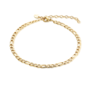 Cavigliera Catena Figaro Finish Dorato