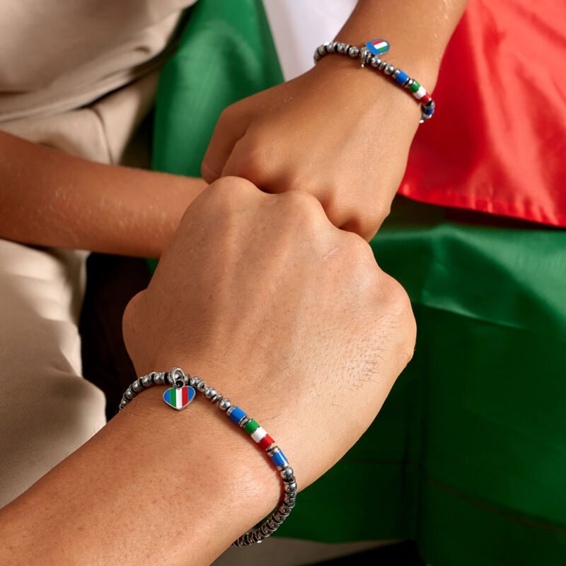 Bracciale Tricolore Misura Uomo - immagine 2