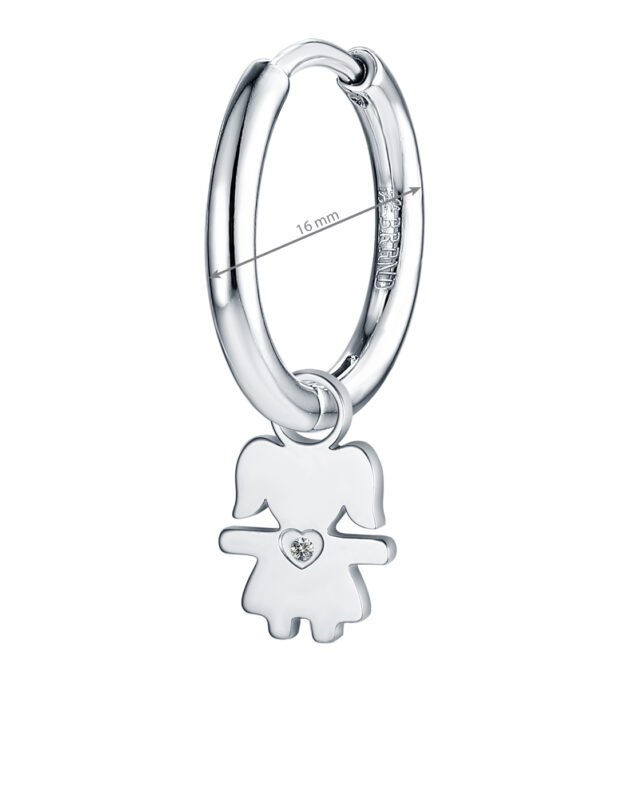 Mini Charm Bambina Con Cristallo - immagine 2