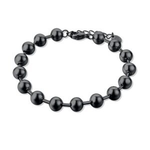 Bracciale Catena Pearl Nero