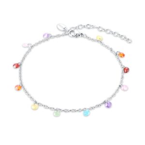 Cavigliera Cristalli Arcobaleno