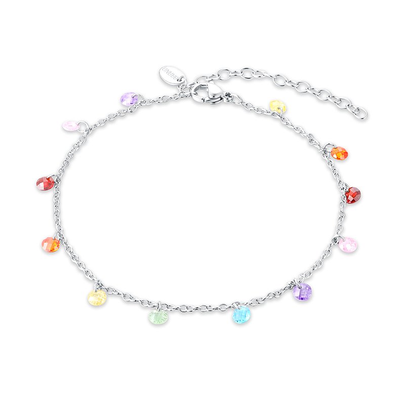 Cavigliera Cristalli Arcobaleno