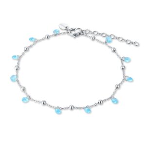 Cavigliera Cristalli Azzurri