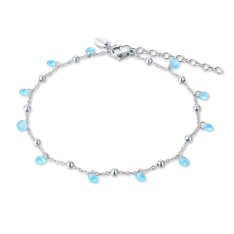 Cavigliera Cristalli Azzurri