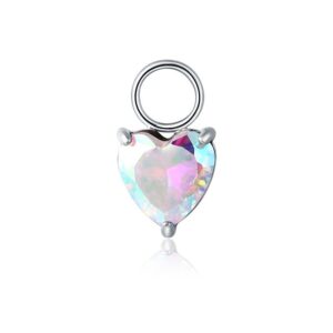Charm Cristallo Cuore Boreale