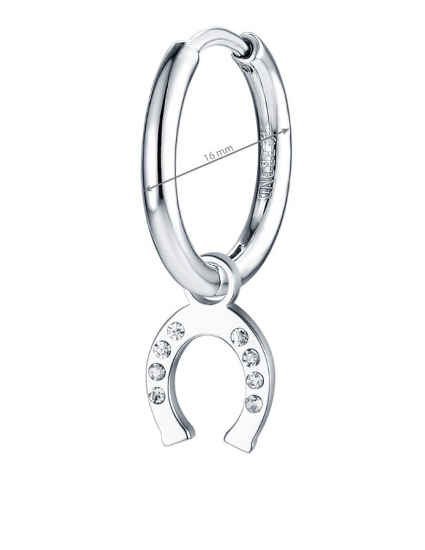 Mini Charm Ferro Di Cavallo Con Cristalli - immagine 2