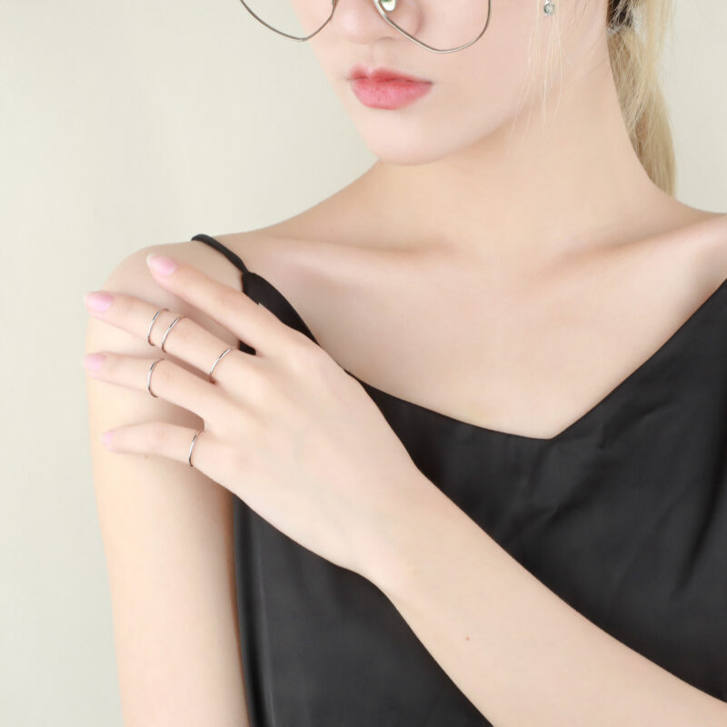 Fedina Sottile Acciaio Misura 6 - immagine 2