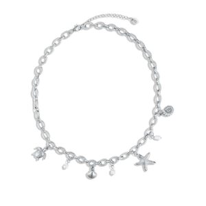 Collana Catena con Pendenti a Tema Marino